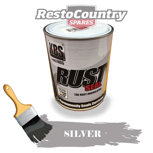 KBS RustSeal SILVER One 1 litre Rust Seal Paint Rust Preventive Coating