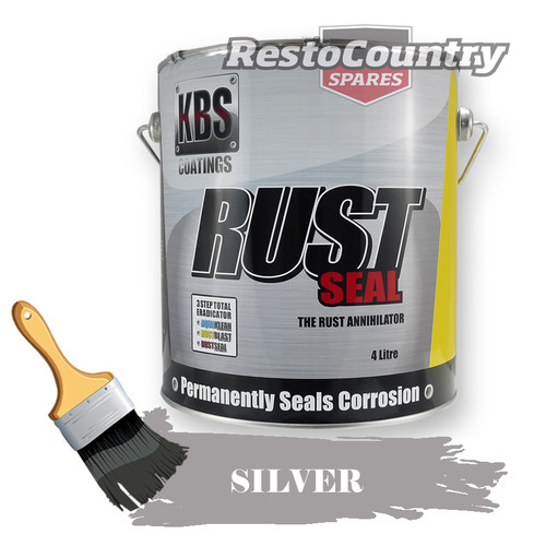 KBS RustSeal SILVER 4 Litre Rust Seal Paint Rust Preventive Coating