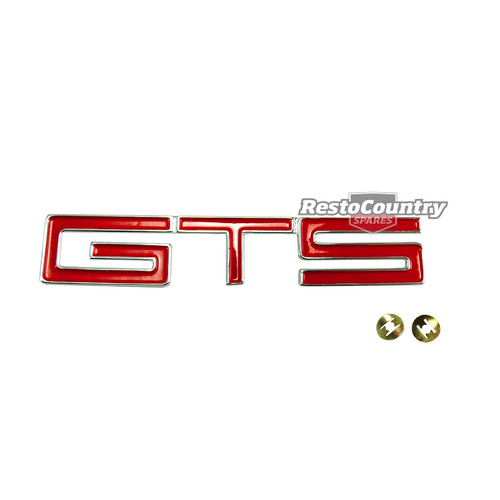 Holden RED - GTS - Door Trim Badge + Clips HT HG Monaro interior 