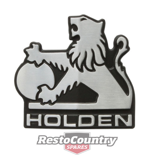 Holden Commodore VH Die Cast -Lion- Grille Badge / Emblem +Clips. SL SL/X SL/E
