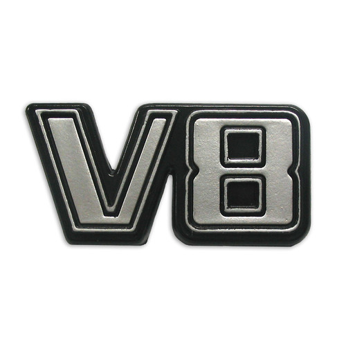 Ford -V8 - Guard / Fender Badge x1 XA XB ZF ZG fender emblem label 