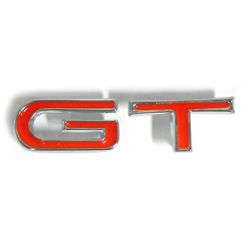 Ford G T Glovebox Letters Badges + Clips Small Orange XT XW GT dash emblem