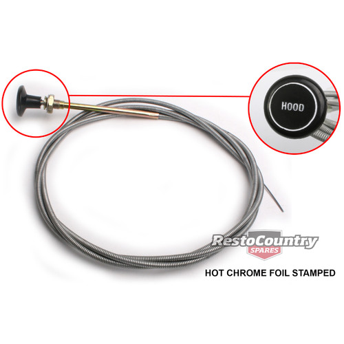 Holden Bonnet Release Cable Torana LC LJ + wiil fit HK HT HG hood handle grip