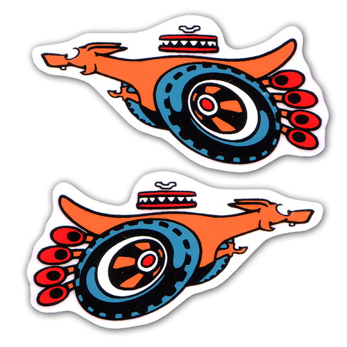 Ford "Super Roo" Decal x2 Fender / Guard XY GT kangaroo sticker panel