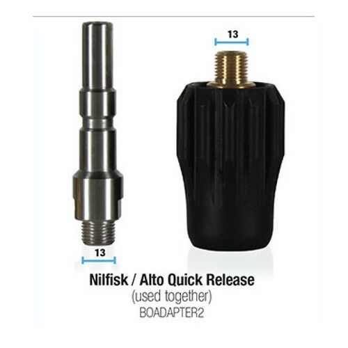 BOWDEN'S OWN Nilfisk / Alto Quick Release Pressure Washer Snow Cannon Adapter