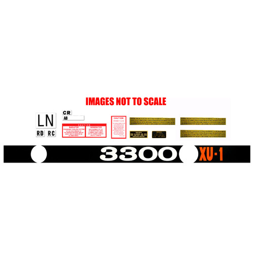 Holden Torana LJ XU-1 Engine Bay Decal Kit 3300 Caution Bosch sticker XU1