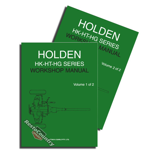 Holden GMH Factory HK HT HG Workshop Manual NEW Repair Service Book inc Monaro