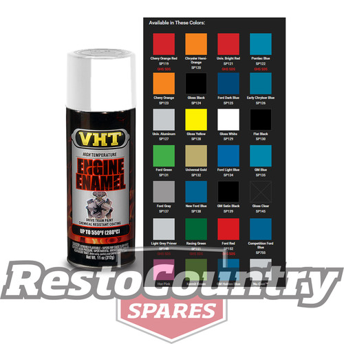 VHT High Temperature Spray Paint ENGINE ENAMEL GLOSS WHITE starter diff