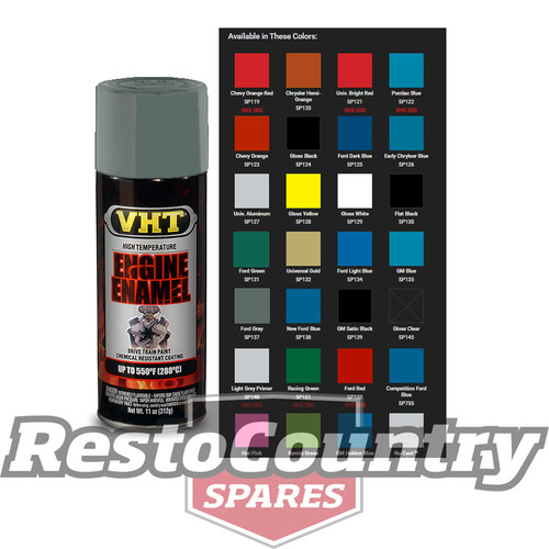 VHT High Temperature Spray Paint ENGINE ENAMEL FORD GREY starter diff