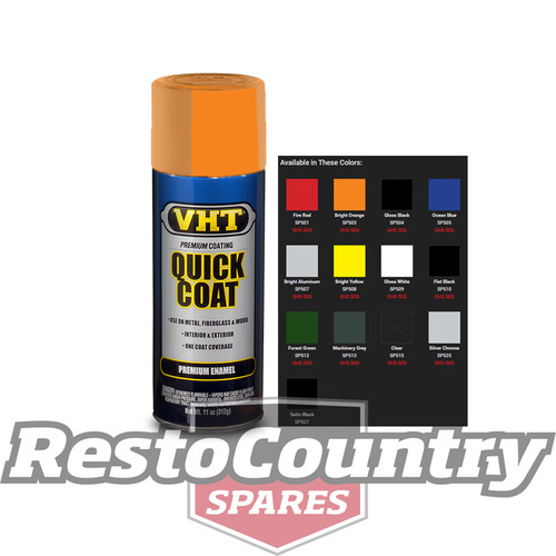 VHT Enamel Spray Paint QUICK COAT Premium Interior Exterior Enamel BRIGHT ORANGE