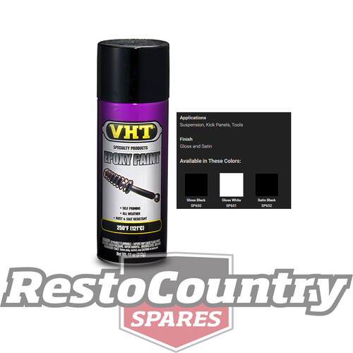 VHT Epoxy All Weather Spray Paint EPOXY GLOSS BLACK Rust +Salt Resistant