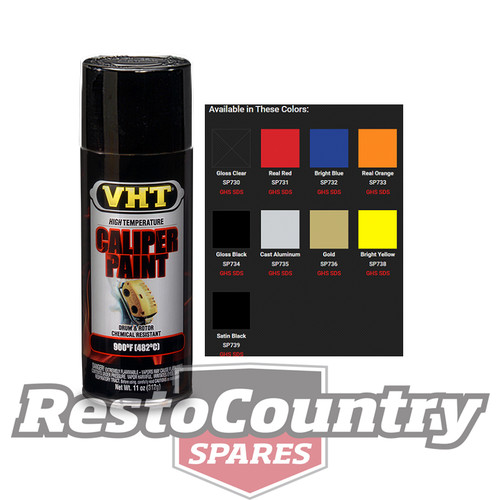 VHT High Temperature Spray Paint CALIPER +BRAKE GLOSS BLACK Drum Disc Rotor