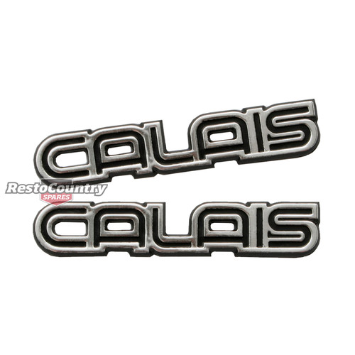 Holden Commodore - CALAIS - Guard Badge Pair VK VL x2 fender emblem