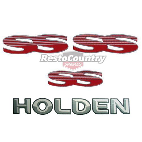 Holden Commodore VR VS - SS - Body Decal x4 Kit Rear Doors / Boot sticker badge