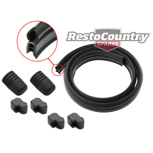 Holden Commodore Bonnet Lacing Rubber + Bump Stop Kit VB VC VH VK seal water