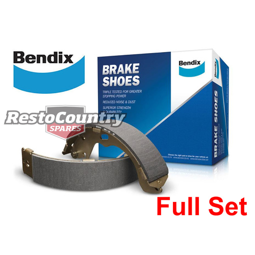 Holden BENDIX REAR Drum Brake Shoes Set NEW HK HT HG DRUM/DRUM pad stop