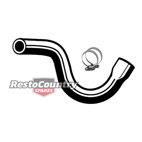 Ford Service LOWER Radiator Hose +Clamps XR 6 Cylinder 170 200 bottom