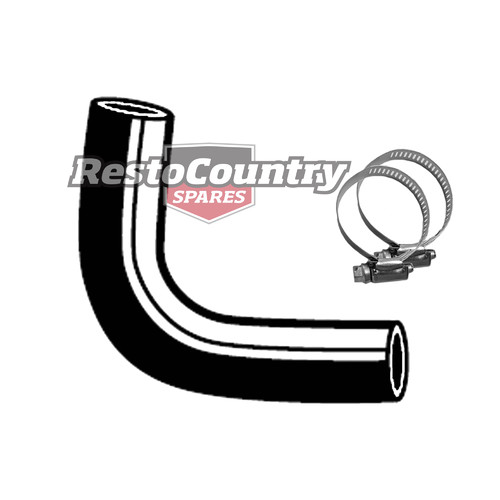Holden Torana Service UPPER Radiator Hose + Clamps LC 6Cyl 138 161 173 186 top