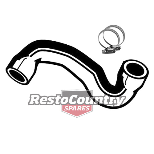Ford LOWER Radiator Hose + Clamps 6Cyl XY 250 4.1 service rubber pipe
