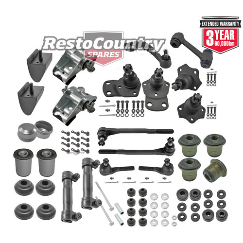 KIT 2. Ford MANUAL Tie Rod + Ball Joint + Up Lower Control +Saddle Kit LATE XC ZH