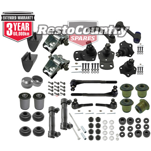 KIT 2. Ford Front End Rebuild Kit LATE XC ZH POWER Steering suspension bush  