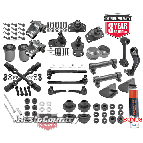 KIT 4. MASTER Ford Front End Rebuild Kit LATE XW XY ZC ZD steering suspension 