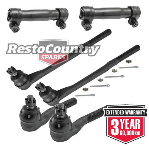 Ford Tie Rod End + Adjuster Sleeve Kit INNER + OUTER 7/16 Stud XR XT XW ZA ZB