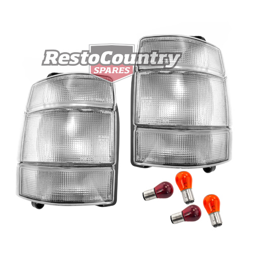 Holden Commodore Taillight Pair CLEAR VN VG VP VR VS Ute Wagon 88-97 tail light