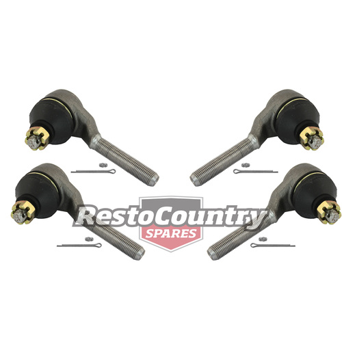 Ford Tie Rod End Set INNER + OUTER x4 XK XL Greasable With Castellated Nut