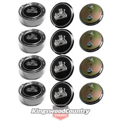 Holden GTS Road Wheel Centre Cap. Bolt-On inc Decal.  HJ HX HZ LH LX (with tail) x4