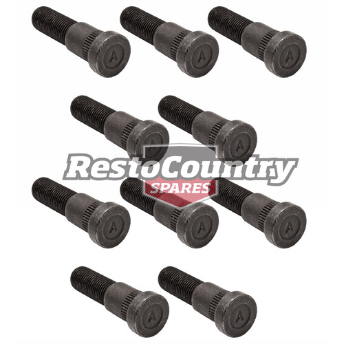 Ford Front Wheel Studs x10 XB XC XE XF XG XH EA EB ED WITH Front Disc bolt